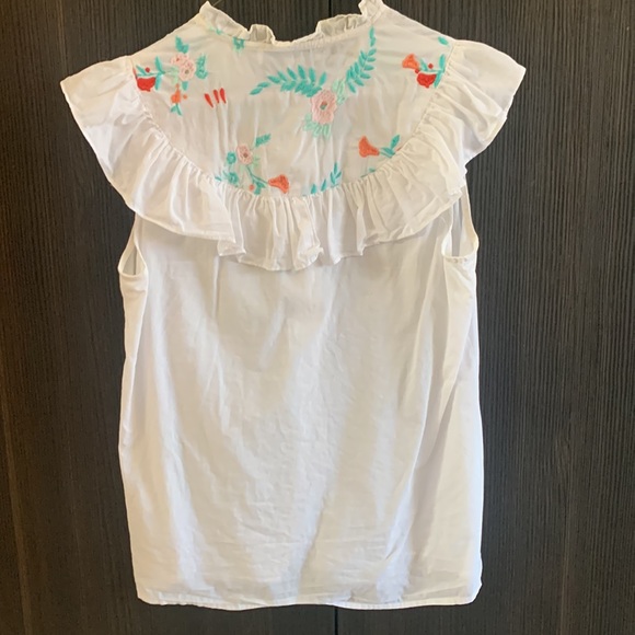 Amour Vert Embroidered Blouse size XS - Picture 2 of 5